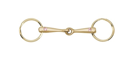 NYCKELRING BETT, MÄSSING-LJUS PINK